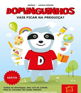 “Dominguinhos” do MAR Shopping com ateliê de educação ambiental dominguinhos do mar shopping