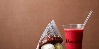 Amorino apresenta Gelato Burger, um hambúrguer com gelado hamburger com gelado