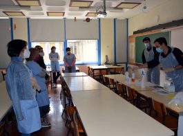 Marinha dá formação em desinfeção a auxiliares de ação educativa do Concelho de Santiago do Cacém formação em desinfeção e higienização escolar