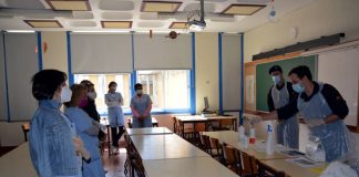 Marinha dá formação em desinfeção a auxiliares de ação educativa do Concelho de Santiago do Cacém formação em desinfeção e higienização escolar
