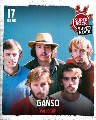 ganso no cartaz super bock super rock 2021