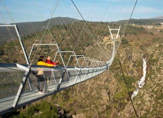 Maior ponte suspensa do mundo (pedonal) inaugurada em Arouca maior ponte suspensa do mundo