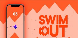 Swimout é… fish! Swimout é cool e… português jogo swimout