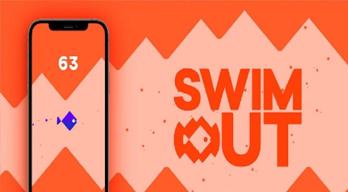 Swimout é… fish! Swimout é cool e… português jogo swimout