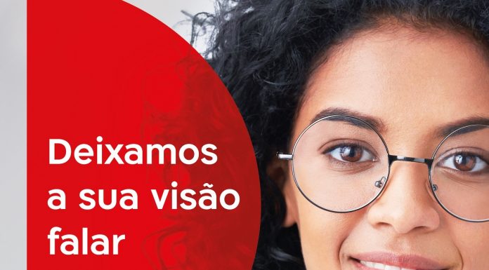Lentes oftálmicas Shamir com campanha de comunicação da Addiction lentes oftalmicas