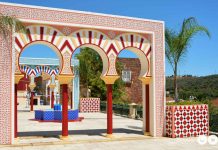 Silves Medieval veste cidade com cores e adereços de outrora silves medieval