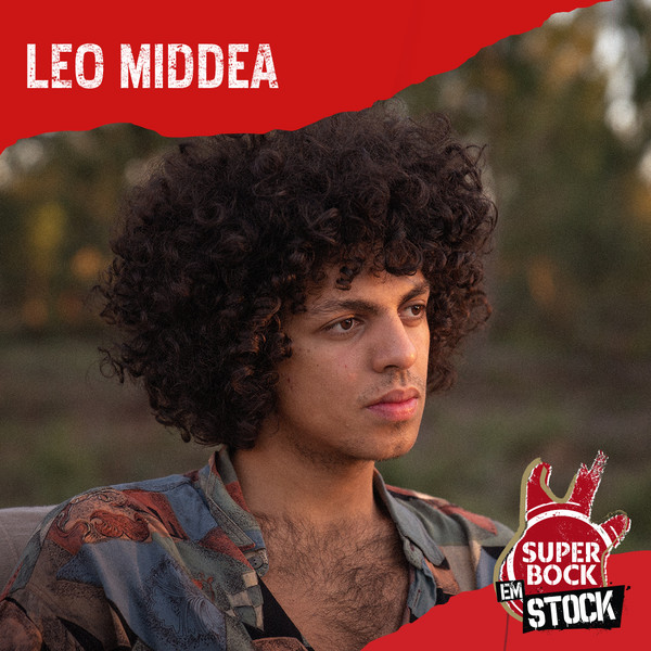 Leo Meddea no cartaz super bock em stock