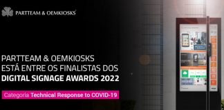 Digital Signage Awards 2022: PARTTEAM & OEMKIOSKS entre os finalistas Digital Signage Awards 2022