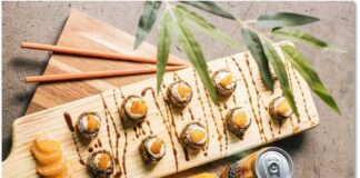 Laranja do Algarve é protagonista da nova parceria entre o Sushi at Home e a Sumol laranja do algarve sushi