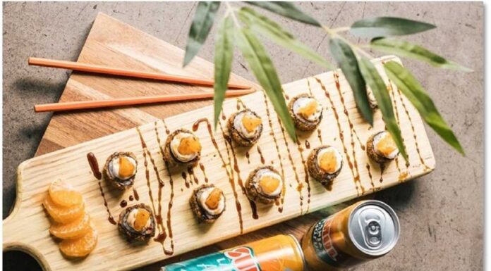 Laranja do Algarve é protagonista da nova parceria entre o Sushi at Home e a Sumol laranja do algarve sushi