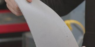 Betão flexível: Cimenteira do Louro testa inovação Slimcrete em feira internacional de arquitetura betao flexivel